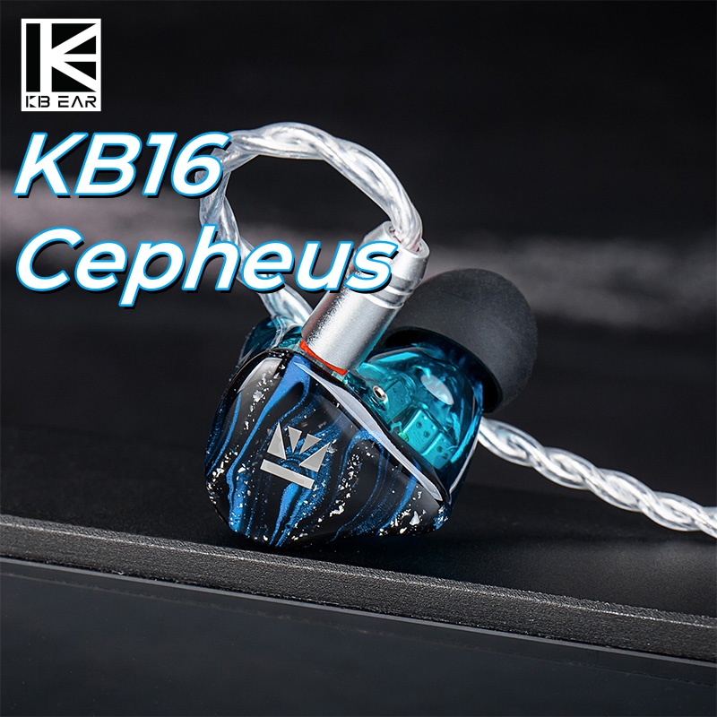 KBEAR Cepheus KB16 dans l'orei - Planar Magnetic Iem Earphones avis et prix