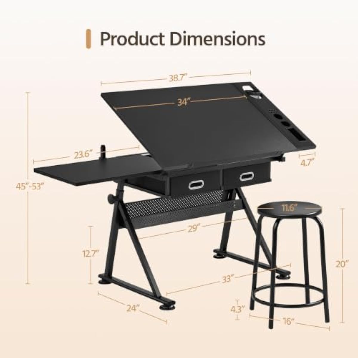Bureau de dessin avec surface  - Laptops avis et prix