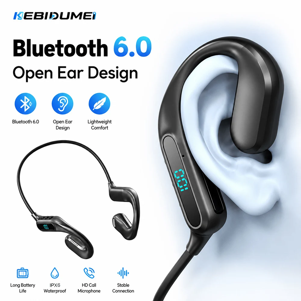 KEBIDUMEI Écouteurs sans fil B - Open Ear Air Conduction Headphones avis et prix