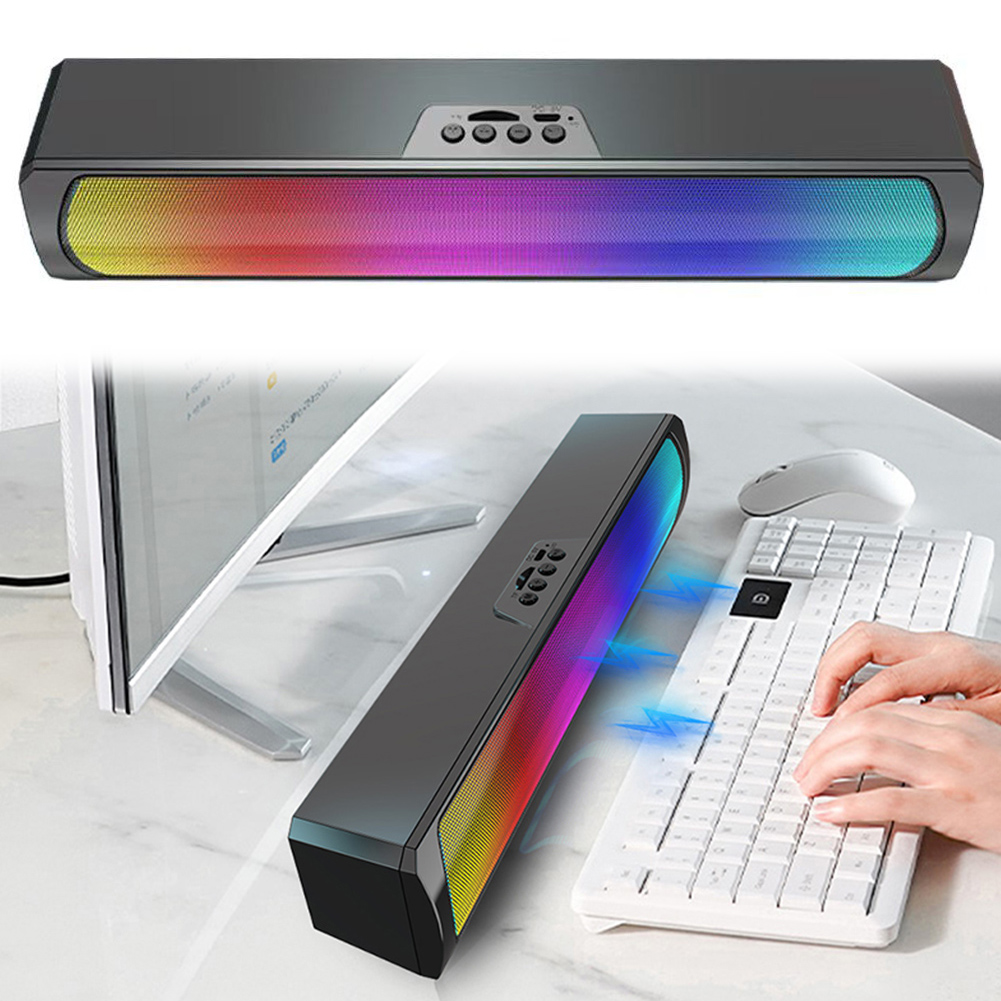 Barre de son portable pour ord - Rgb Computer Soundbar For Pc avis et prix