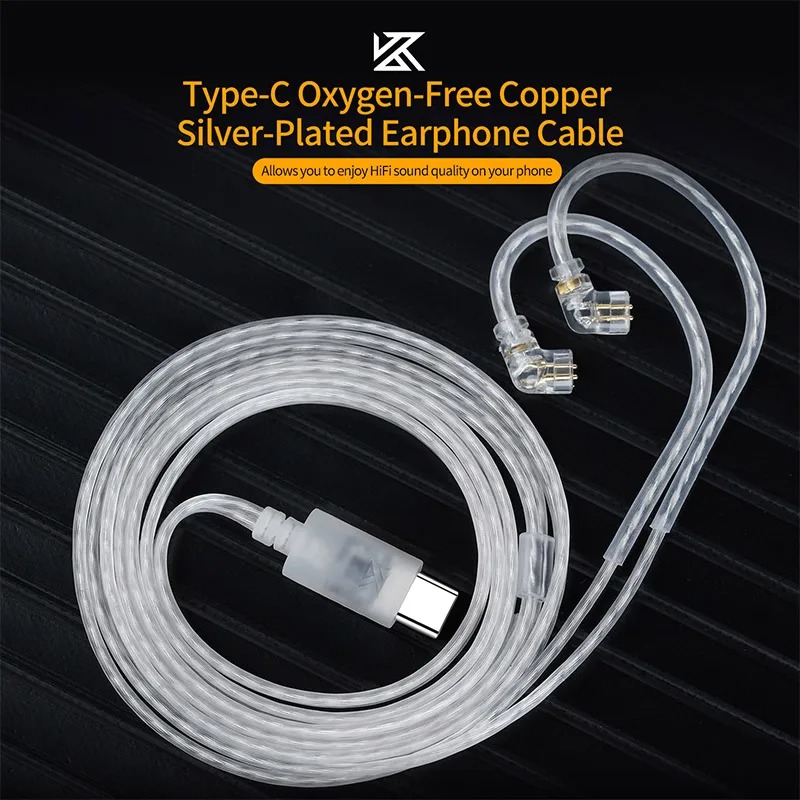KZ écouteurs type-c 2 broches  - Type C Wired Earphones With Mic avis et prix