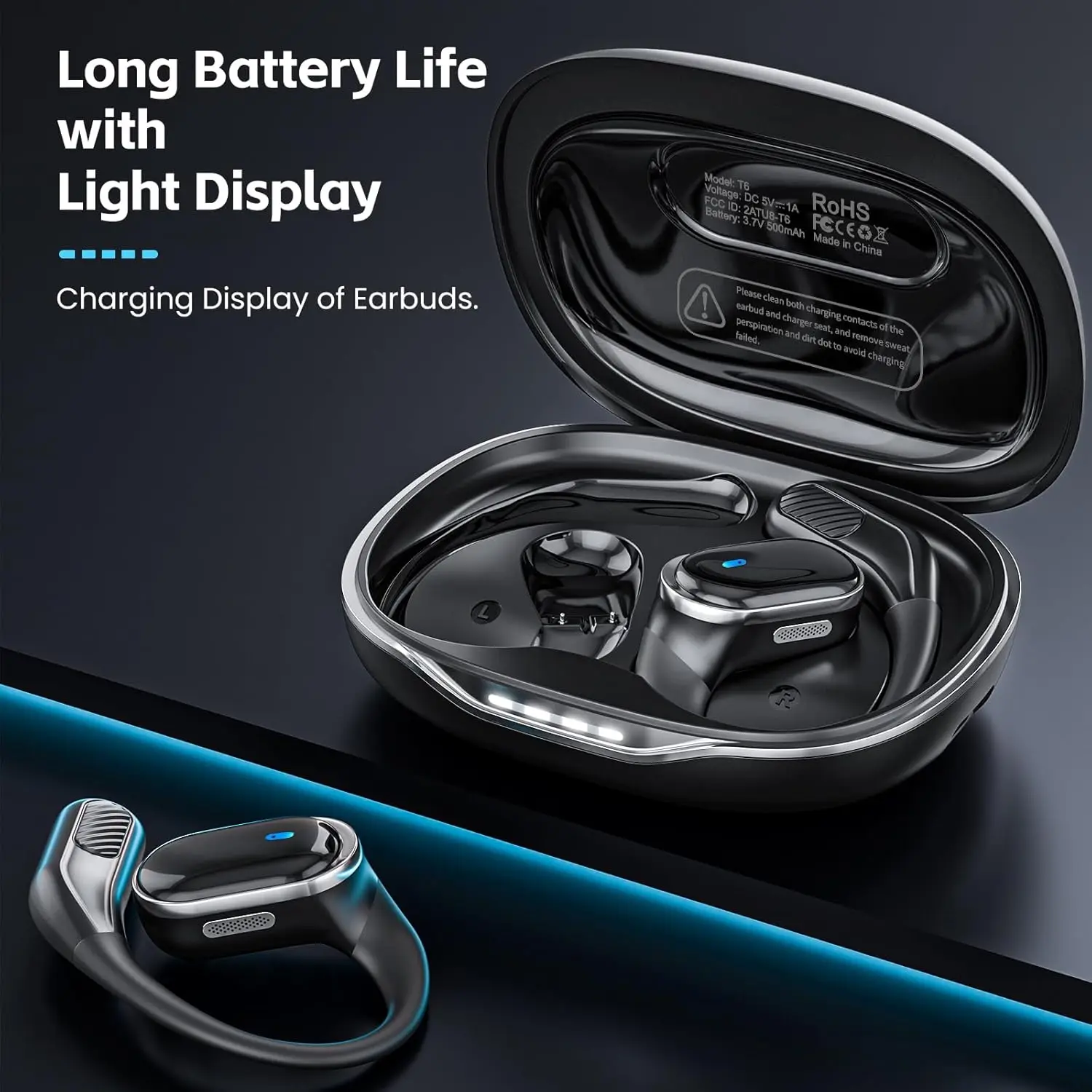Écouteurs Bluetooth sans fil a - Open Ear Air Conduction Headphones avis et prix