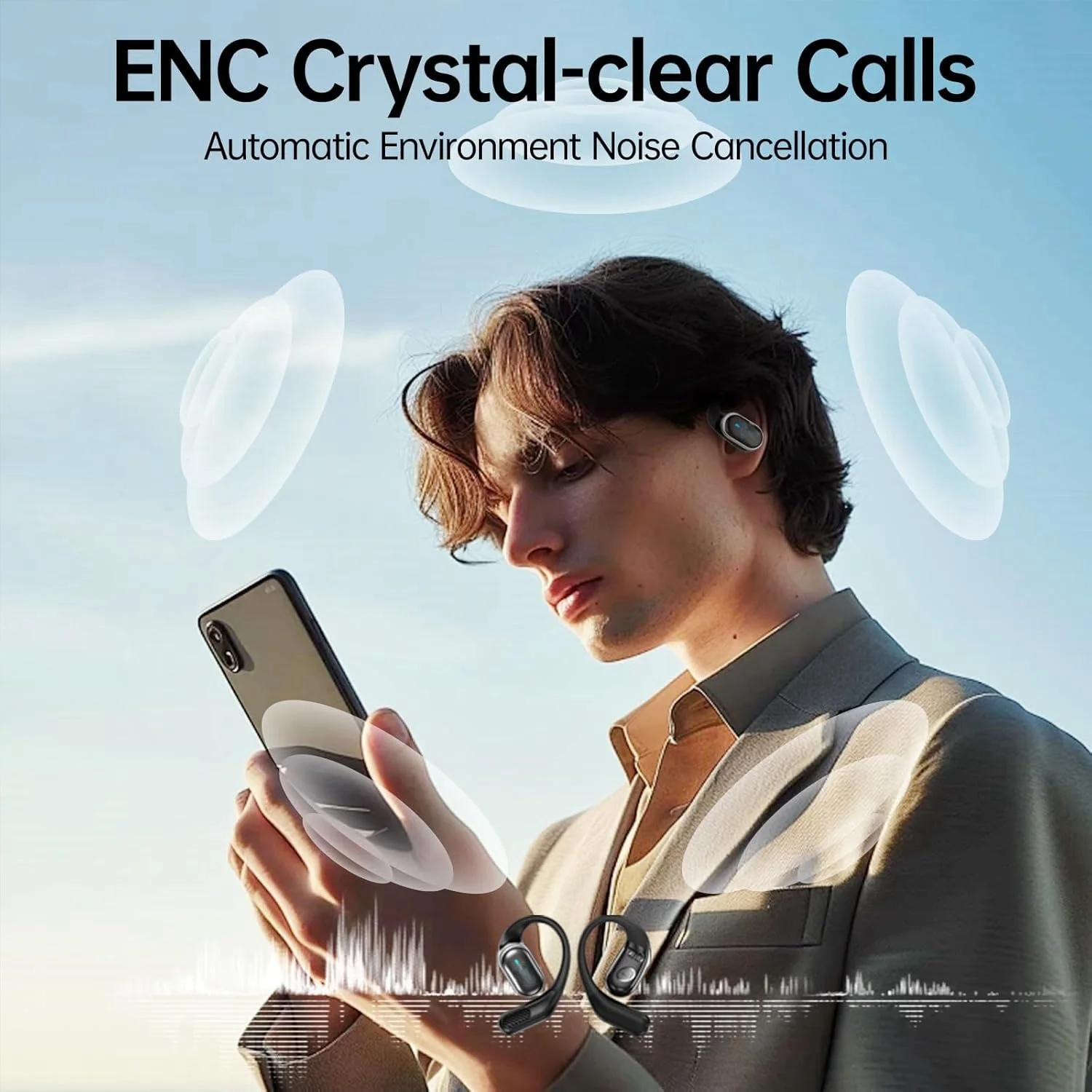 Écouteurs Bluetooth sans fil a - Open Ear Air Conduction Headphones avis et prix